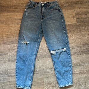 Abercrombie 80s Mom Jean 2R curve